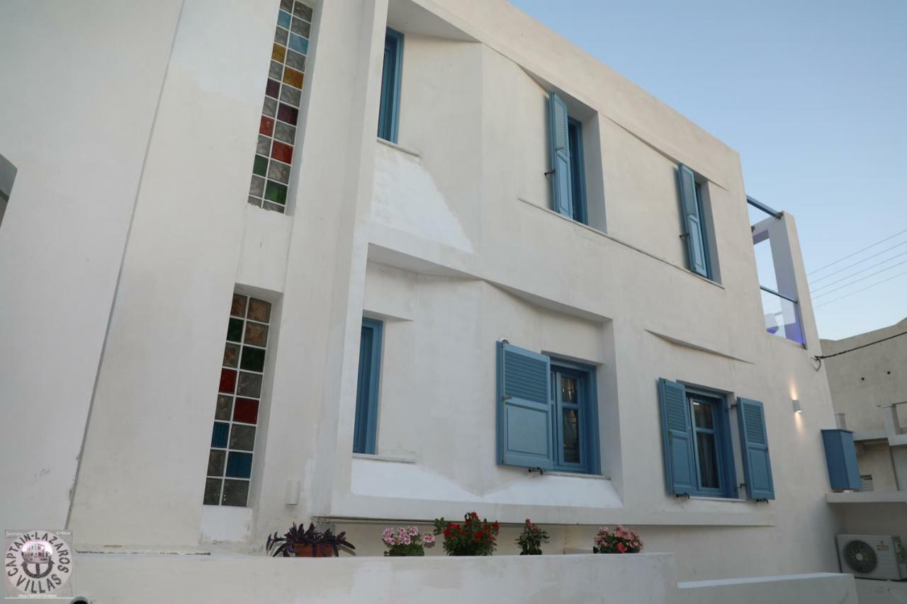 Located By The Sea One Beachfront Private Captain Lazaros Pool Villa With Loft In 750Sqm Spacious Private Plot-Jacuzzi-Sunrelax-Furnished Terace-Gazebo-Private Parking,Sleep 3 Adults And 2 Children, Just Steps From The Black Beach-Seaview Perissa  Exterior foto